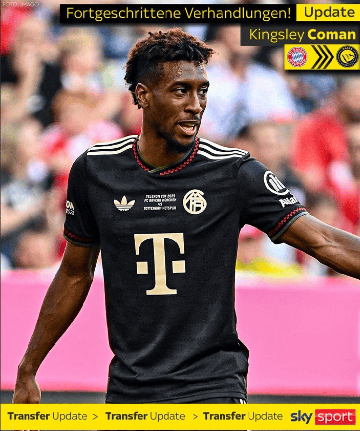 拜仁在寻找科曼替代者球队关注多名球员的简单介绍