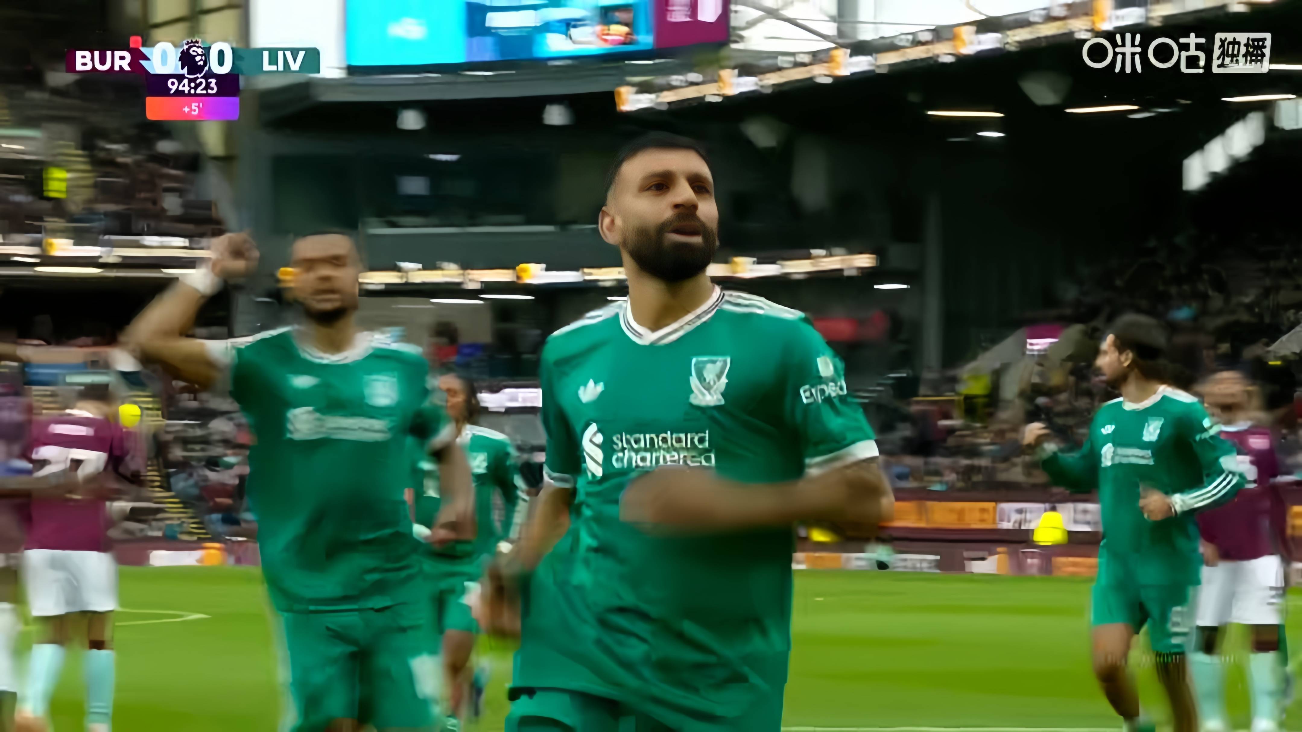 关于英超伯恩利0-1利物浦萨拉赫补时点射献绝杀的信息